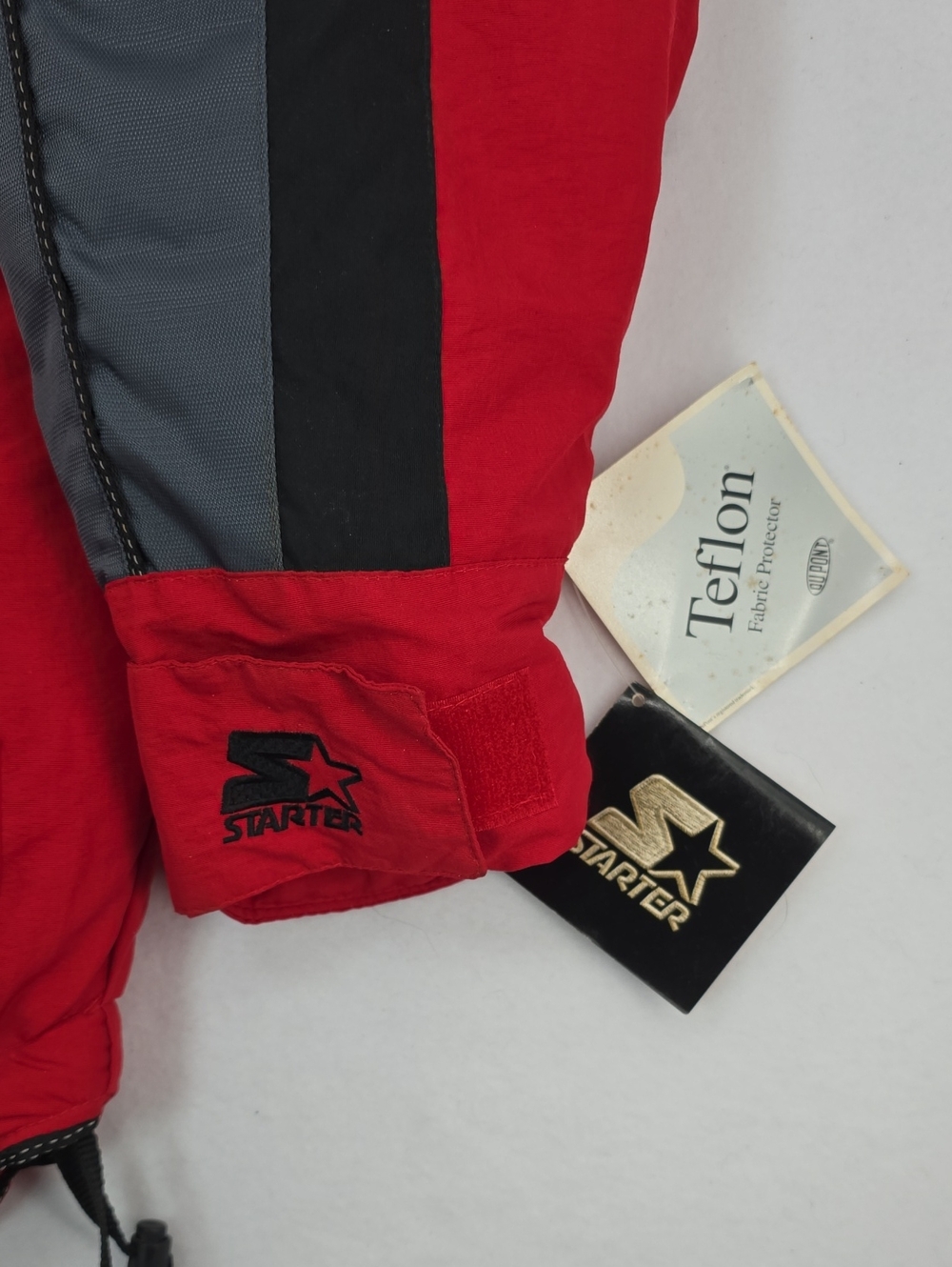 VINTAGE STARTER HALF-ZIP PULLOVER PUFFER JACKET NWT - Picture 3 of 11
